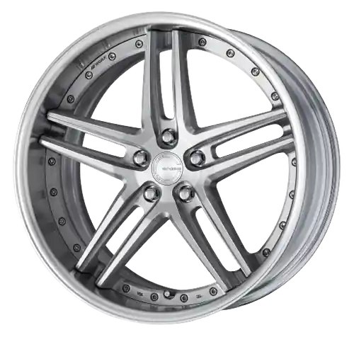 Work Gnosis Gr205 5x108 19x11.5+38 O Disk Brush Silver Clear Super Sale