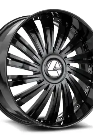 Azara AZX-102 5x108/5x114.3 20x8.5 +35 Gloss Black Price Drop