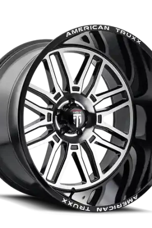 American Truxx Restless AT1915 6x139.7 22x12-44 Black/Machined Crafted