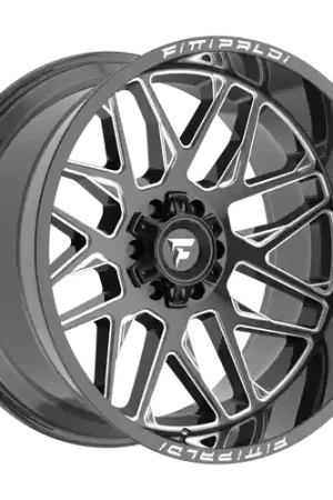 Fittipaldi Offroad FA19BM 8X180 22x12 -44 Gloss Black Milled Budget