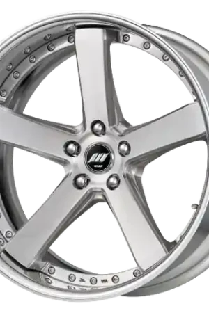 Premium Work Zeast Black Label Bst2 5x114.3 19x8+22 O Disk Brush Silver Clear