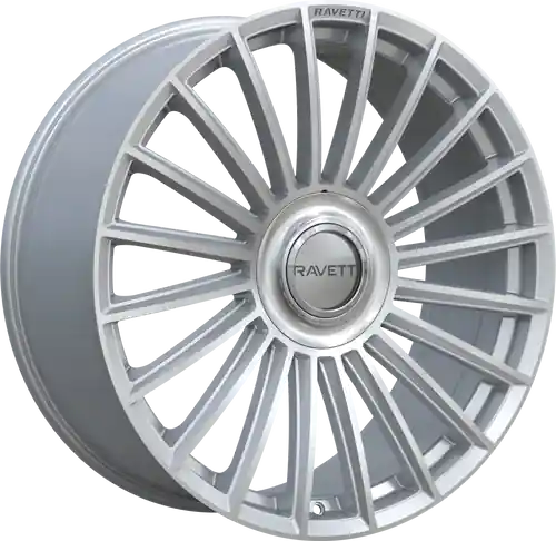 RAVETTI M17 5X115/5X120 20x8.5 +15 GLOSS BLACK Modern