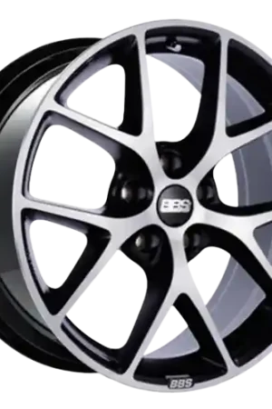 Bargain BBS SR 5x100 18x8.0+36 Volcano Grey w/ Diamond Cut