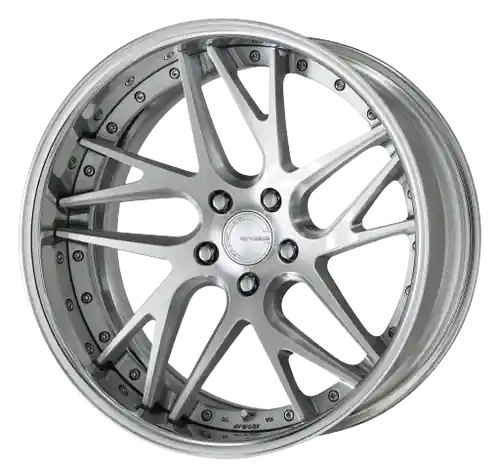 Work Gnosis Cvx 5x120 19x8+22 A Disk Brush Silver Clear Handmade