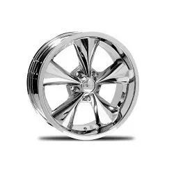 Boyd Coddington BC1C Junkyard Dog 5x114.3 17x8 +0 Chrome Fast Shipping