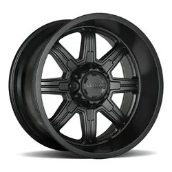 Crafted Ultra 229SB Menace 6x139.7 16x8 +10 Satin Black