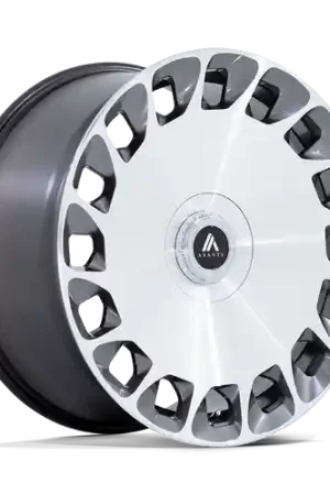 Asanti Black ABL-45 ARISTOCRAT 5X120 24X10 +35 GLOSS PLATINUM WITH BRIGHT MACHINED FACE Weekend Sale