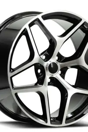 O.E. Revolution Z28 5x120 22x10 +25 Gloss Black & Machined Special Offer
