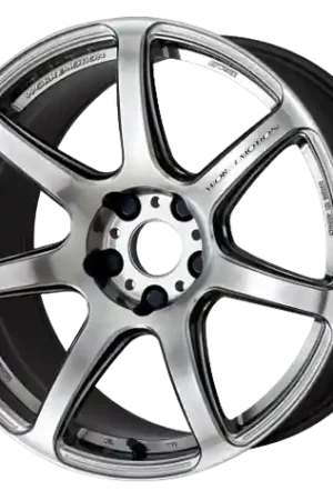Work Emotion T7r 5x115 18x9.5 +38 Gt Silver Fast Shipping
