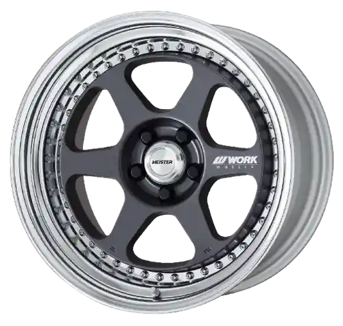 Work Meister L1 3P 5x120 18x10.5-38 A Disk Matte Gunmetal Free Returns