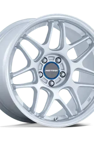 Motegi MR158 TSUBAKI 5X108 18x8.5 +42 HYPER SILVER W/ MACHINED LIP Weekend Sale