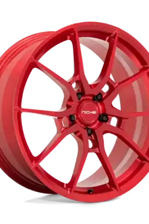 Niche Mono T113 KANAN 5X114.3 20X10 +40 BRUSHED CANDY RED New Release