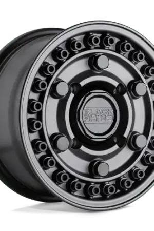 Certified Black Rhino Powersports ARMORY UTV 4X110 15X7 +51 GUN BLACK