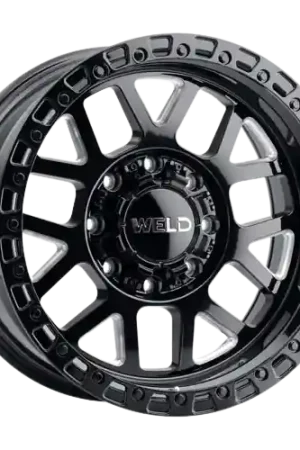 WELD Off-Road Cinch 5x127 20x9 0 Gloss Black/Milled / Gloss Black Direct From Factory