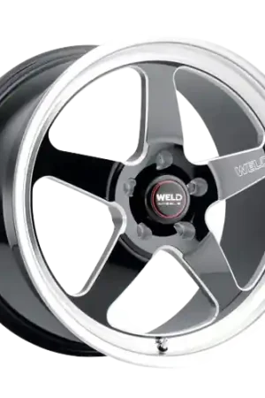 Limited Edition WELD Performance Ventura Drag 5x120.65 20x5 -25 Gloss Black/Milled Diamond Cut Lip