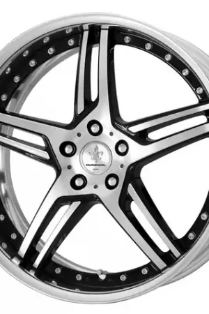 DURANDAL DD5.2 BLACK POLISHED 5x108 18X10.5 +1MM Premium