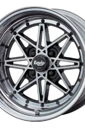 EQUIP 03 Black Polish 4x114.3 15x10.5 +13MM Fresh Stock