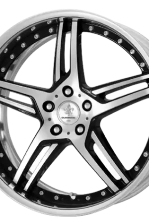 Best Choice DURANDAL DD5.2 BLACK POLISHED 5x115 18X9.5 +14MM