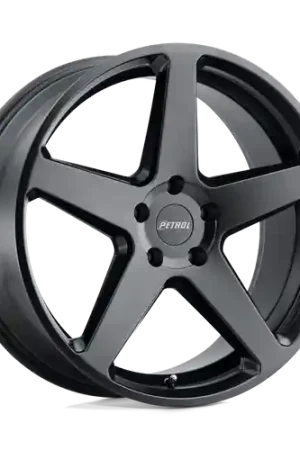 Petrol P2C 5X108 18X8 +40 SEMI GLOSS BLACK Authentic