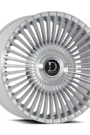 DOLCE LUXURY TRENTO 5x108/5x112 22x9 +35 Glossy Silver Brush Face Final Sale
