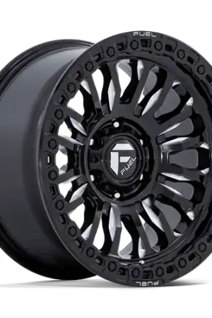 Fuel 1PC FC857 RINCON 8X165.1 20X10 -18 GLOSS BLACK MILLED Flash Sale