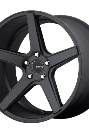 KMC KM685 DISTRICT 5X112 22X10.5 +40 SATIN BLACK Best Choice