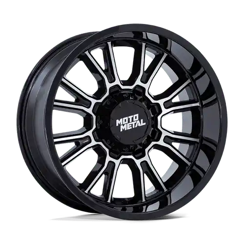 Moto Metal MO810 LEGACY 6X120/6X139.7 18X9 +1 GLOSS BLACK MACHINED Factory Price