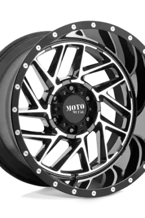 Direct From Factory Moto Metal MO985 BREAKOUT 5X139.7 20X12 -44 GLOSS BLACK MACHINED