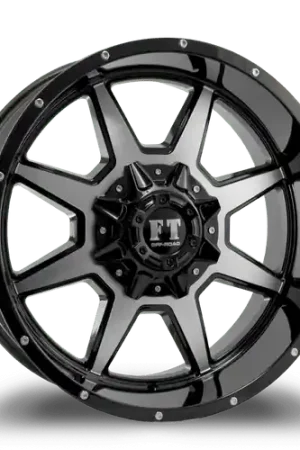 FULL THROTTLE FT2 5x139.7/5x150 20x10-24 BLACK / MACHINED Top Pick