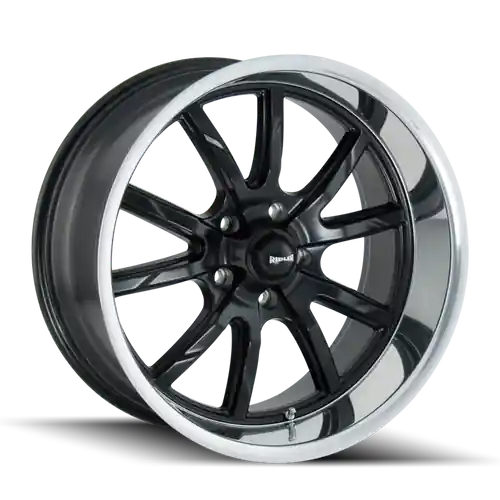 Don’t Miss Out Ridler Type 650 5x114.3 20x8.5+30 Matte Black/Polished Lip