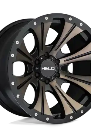 Viral Helo HE901 6X139.7 17X9 -12 SATIN BLACK DARK TINT
