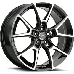 Warranty Included Platinum 462U Matrix 5X120 18x8 +35 Gloss Black w/Diamond Cut Face