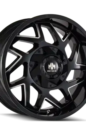 Mayhem Hatchet 8106 8x165.1/8x170 20x10-19 Black W/Milled Spokes Direct From Factory