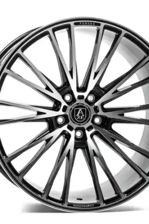 Axe CF2 5x115 21X10.5+40 BLACK AND POLISHED FACE Best Seller