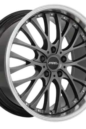 ARC AR6 5x115 18x9  +35 Hyper Black Machine Lip Top Rated
