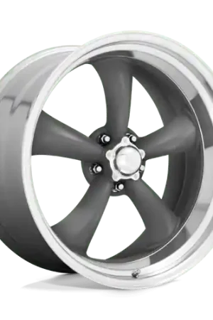 Trending American Racing Vintage VN215 CLASSIC TORQ THRUST II 5X120.65 17X7 0 MAG GRAY W/ MACHINED LIP