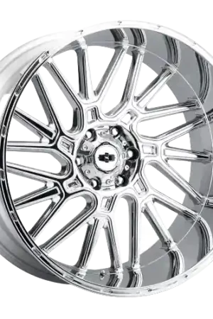 No Minimum Order Vision Off-Road 404 Brawl 5x139.7 24x12-51 Chrome