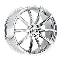 Platinum 435C Flux 5x114.3 20x8.5 +40 Chrome Plated Bulk Order