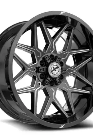 Luxury XF Off-Road XF-238 6x135/6x139.7 18x9 +12 Gloss Black & Milled