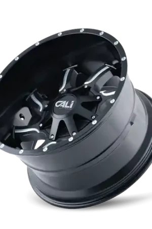 Modern Cali Off-Road Twisted 9102 6x139.7 20x14-76 Satin Black/Milled Spokes