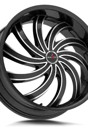 Ignite Flame 5x127/5x139.7 24x9.5 +18 Gloss Black Milled Trending