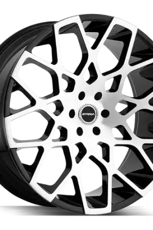 While Supplies Last Strada Buca 5x115 24x10 +15 Gloss Black Machined