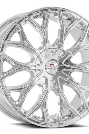 Affordable Cavallo CLV-37 5x112/5x114.3 20x8.5 +35 Nano Chrome