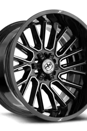 XF Off-Road XF-230 6x135/6x139.7 24x14 -76 Gloss Black & Machined Mega Sale