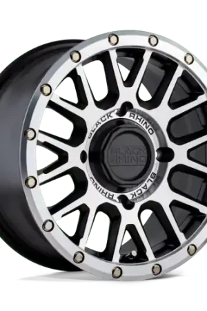 Black Rhino Powersports LA PAZ UTV 4X137 15X7 +36 SEMI GLOSS BLACK W/ MACHINED FACE Authentic