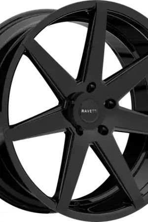 RAVETTI M7 5X114.3 20x10 +45 FULL GLOSS BLACK Must Have