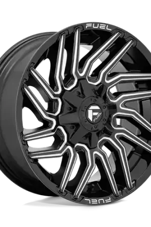 Fuel 1PC D773 TYPHOON 5X139.7/5X150 20X9 +1 GLOSS BLACK MILLED New Release
