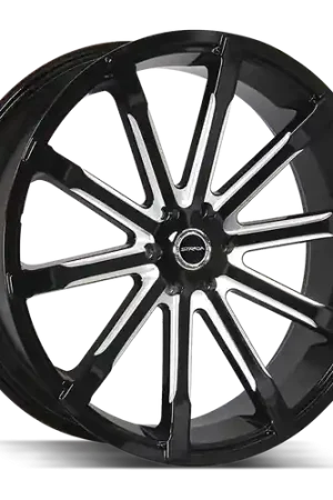 Factory Price Strada Osso 6x135 24x10 +24 Gloss Black Milled