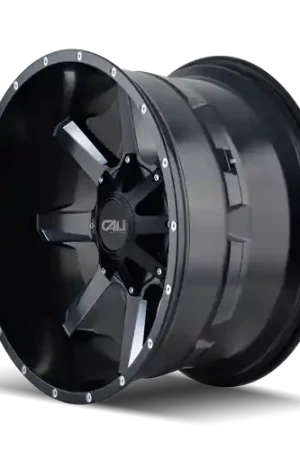 Fresh Stock Cali Off-Road Busted 9100 5x139.7 20x12-44 Satin Black/Milled Spokes