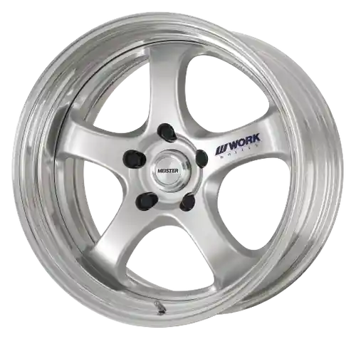 Grab Now Work Meister S1R 5x115 17x9.5+45 R Disk Feinheit Silver II